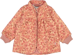 Wheat Thermo Jacket Thilde - Sandstone flowers